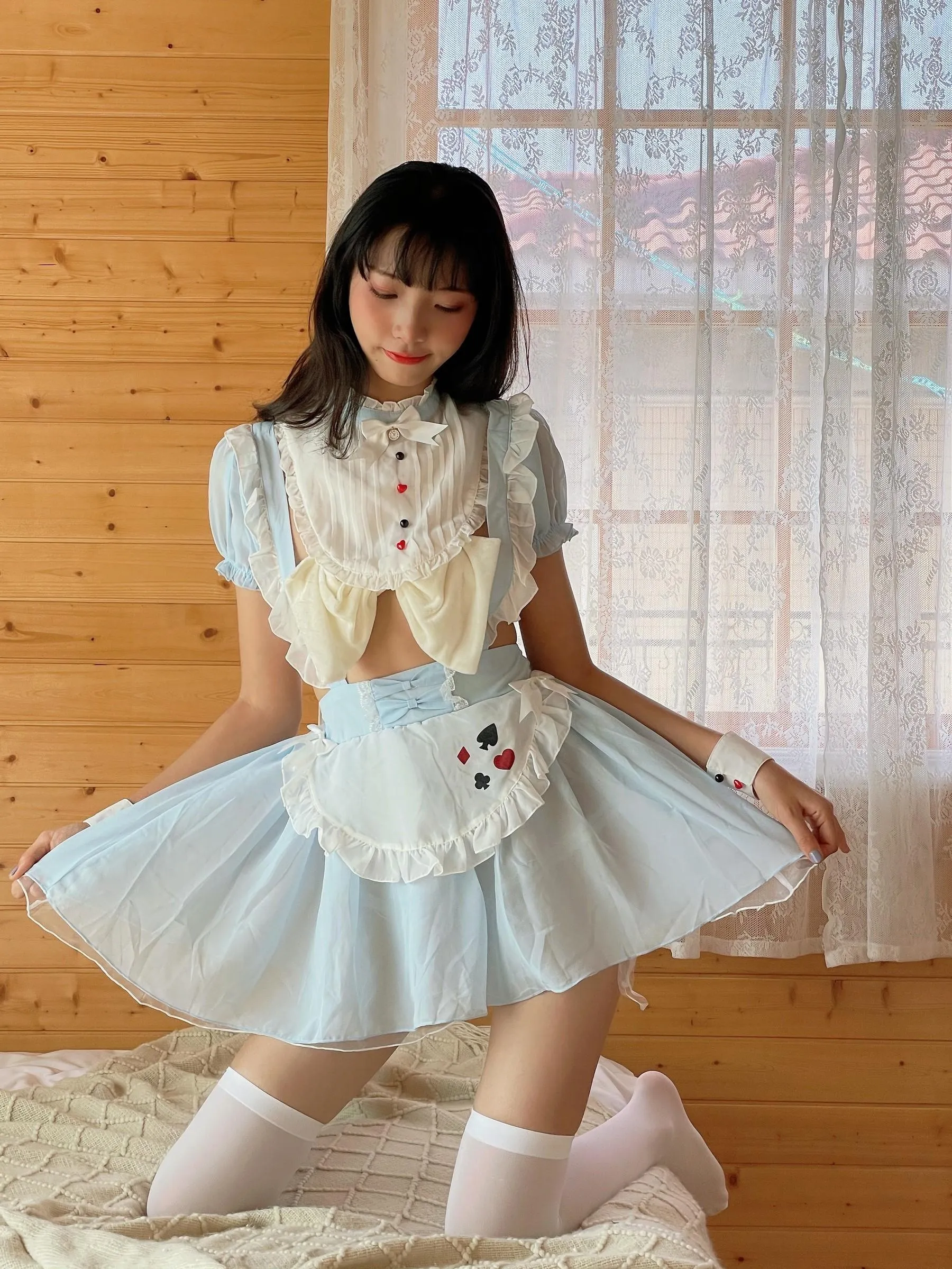西瓜少女 NO.018 蓝白女仆 [27P]插图6